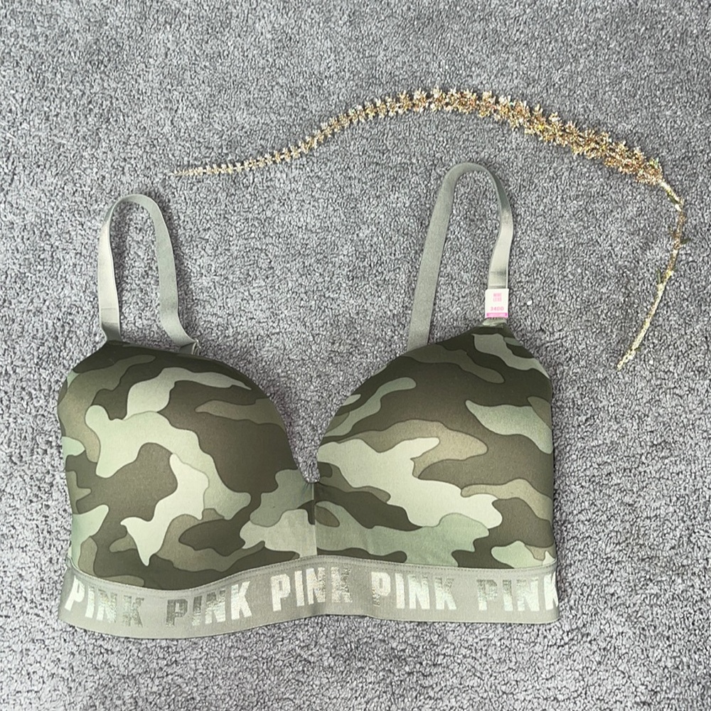 PINK, Wear Everywhere Wireless Lightly Lined Bra 34 DD